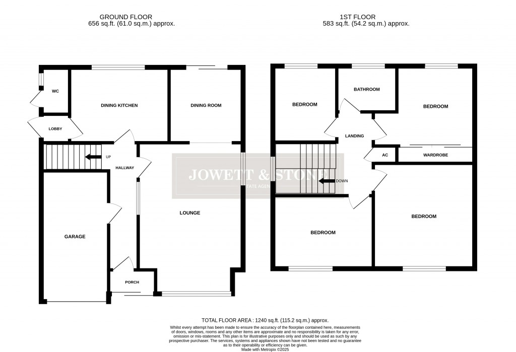 Floorplans For Greenacres Drive, Lutterworth, Leicestershire
