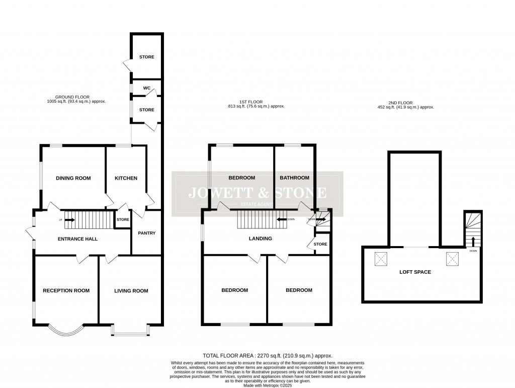 Floorplans For Street, Enderby, Leicester