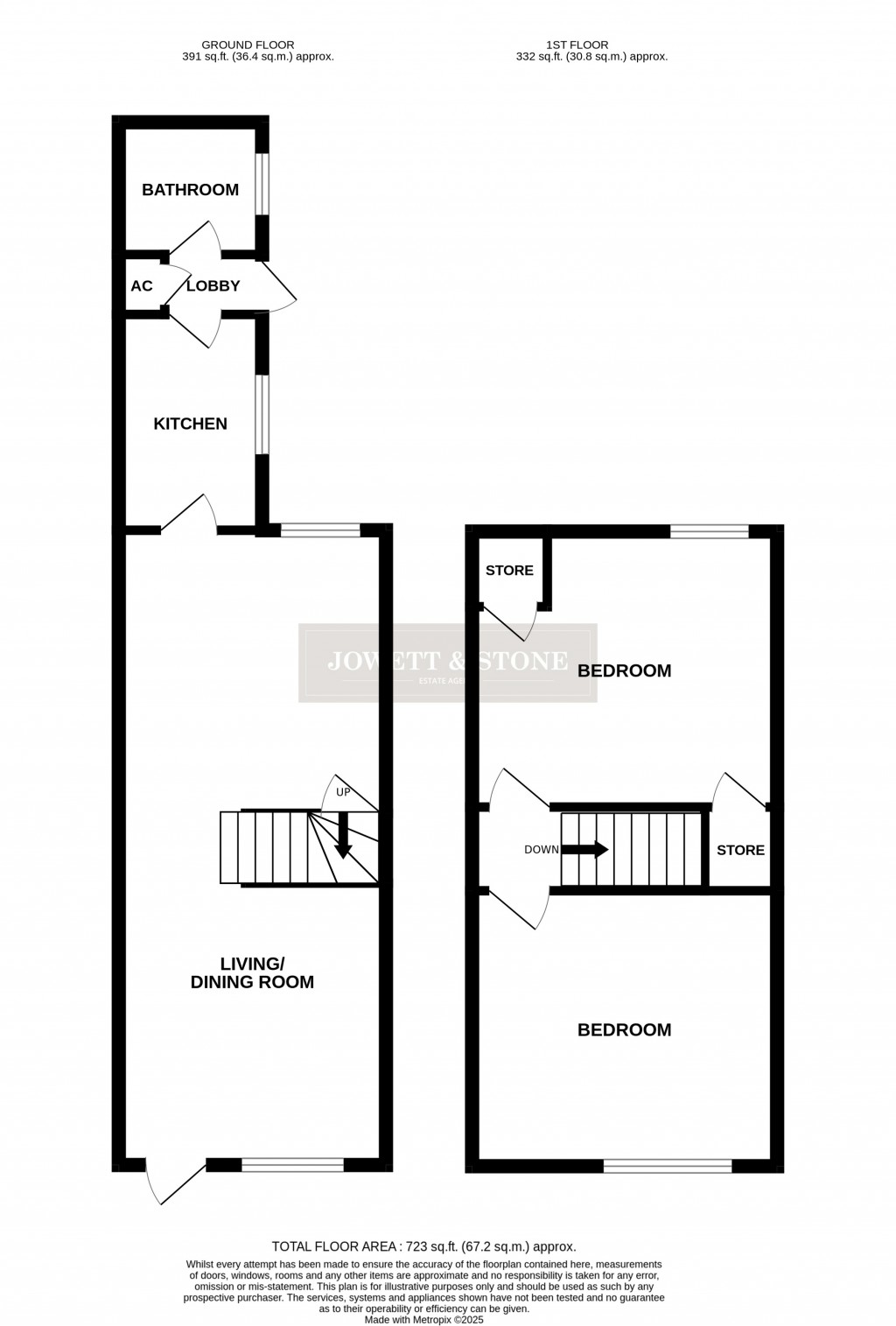 Floorplans For Bassett Street, Wigston, Leicestershire