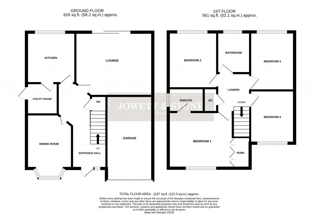 Floorplans For Bridgemere Close, Leicester