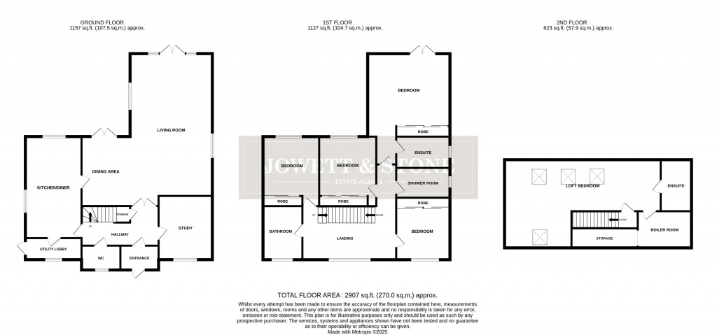 Floorplans For Shawell, Lutterworth, Leicestershire