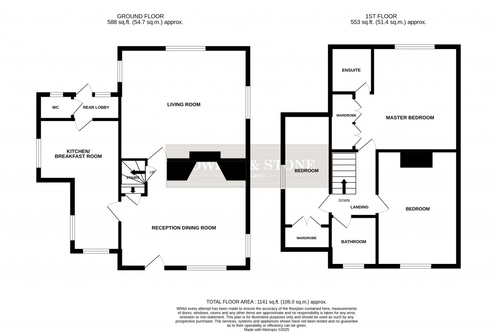 Floorplans For Dunton Bassett, Lutterworth, Leicestershire