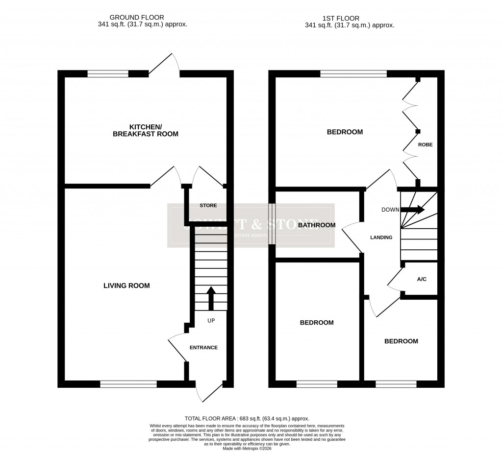 Floorplans For Whetstone, Leicester