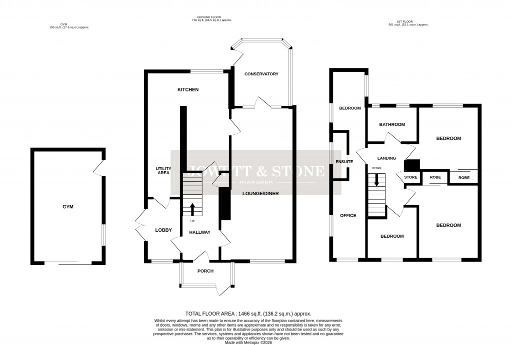 Floorplans For Whetstone, Leicester