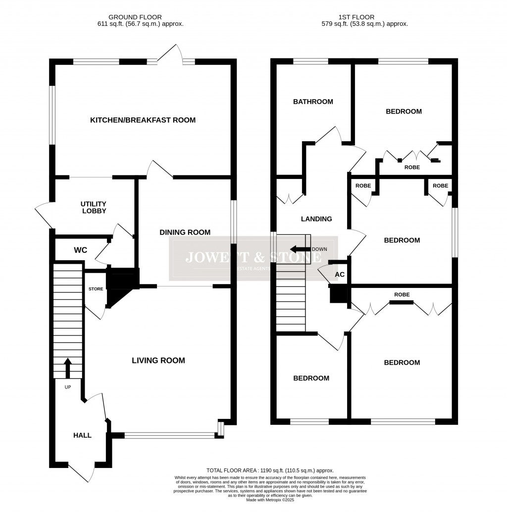 Floorplans For Whetstone, Leicester