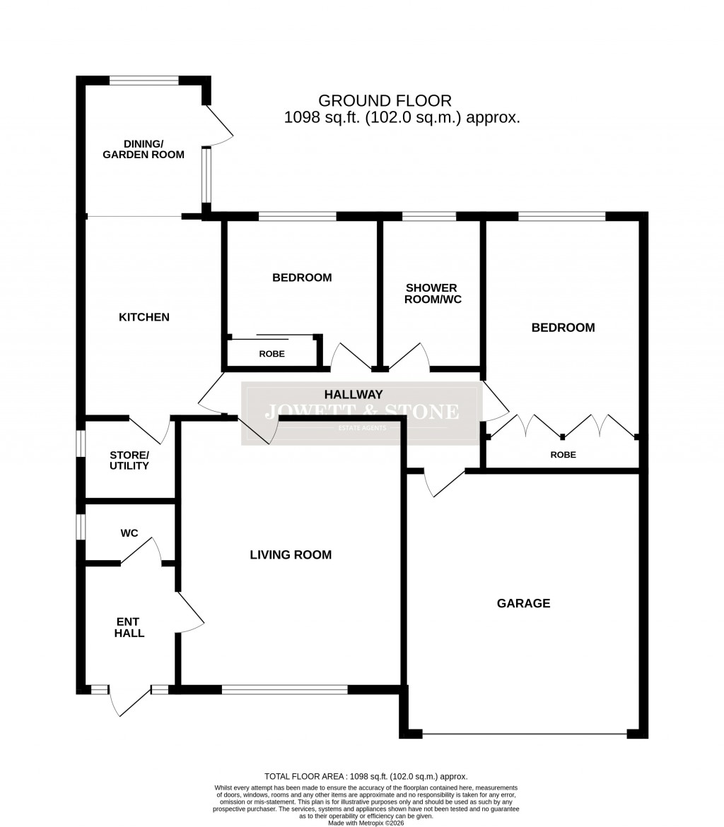 Floorplans For Leire, Lutterworth, Leicestershire