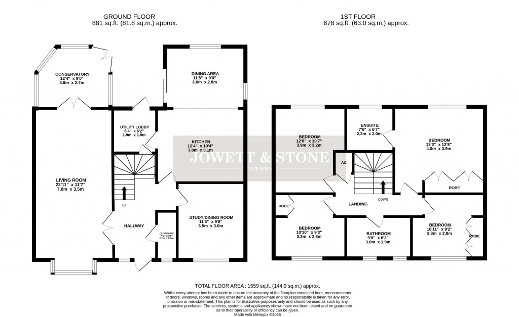 Floorplans For Whetstone, Leicester