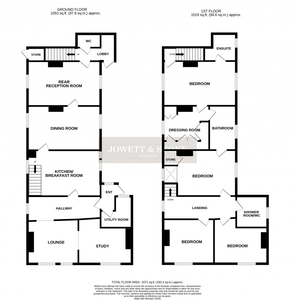 Floorplans For Frolesworth, Lutterworth, Leicestershire
