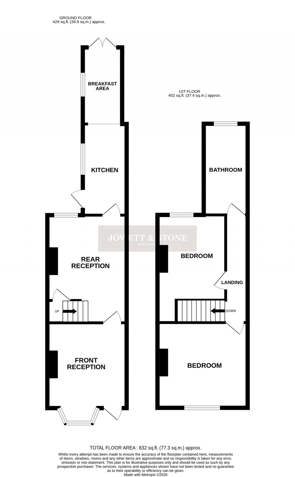 Floorplans For Healey Street, Wigston, Leicestershire