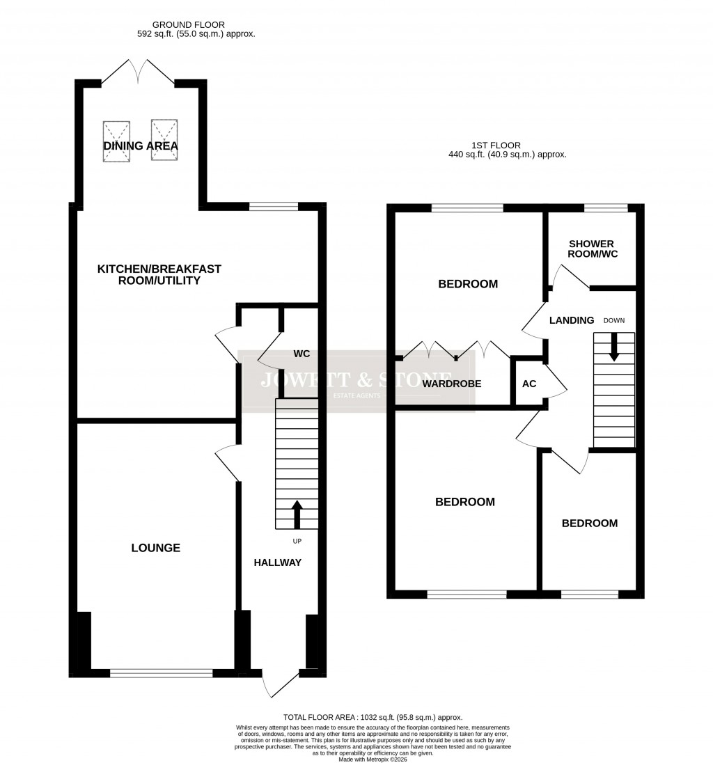 Floorplans For Winslow Drive, Wigston, Leicestershire